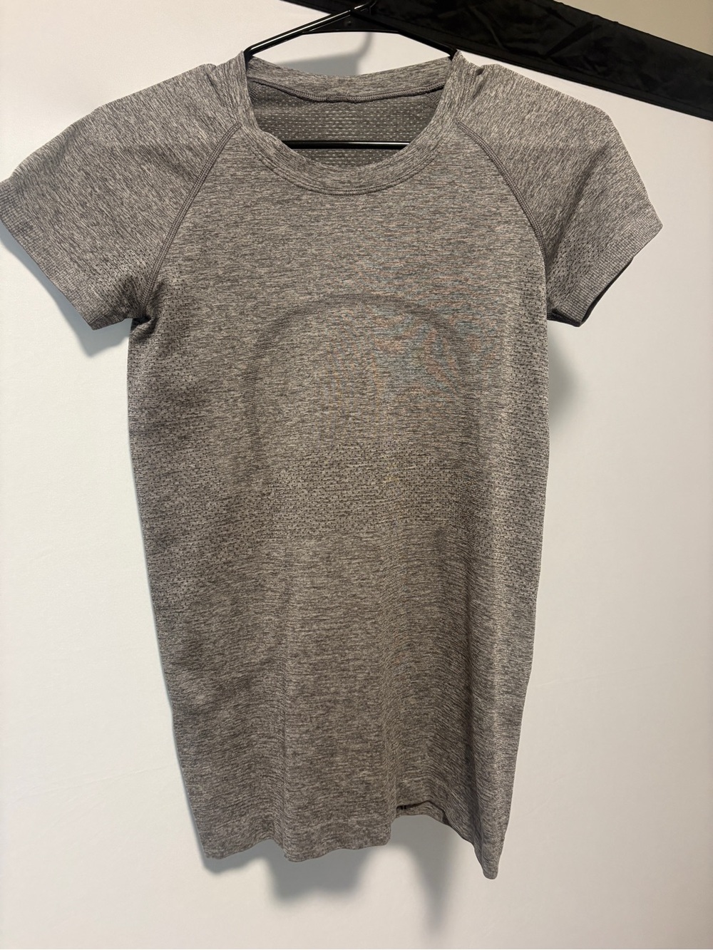 Gray Short-Sleeve Athletic Tee by Lululemon